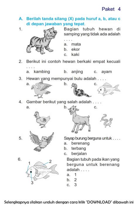 Struktur Bahasa Indonesia Kelas 3 Semester 2